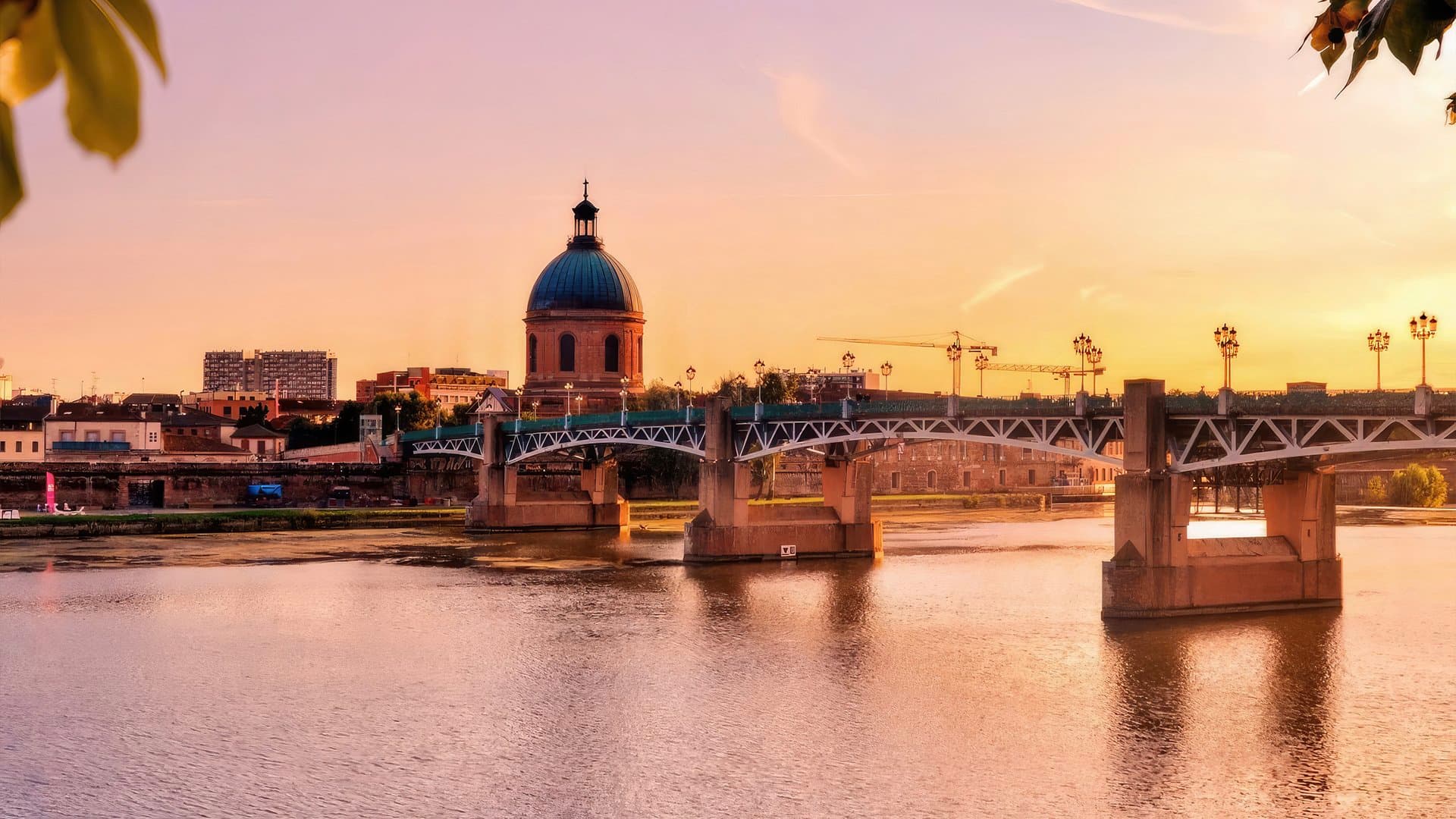 Coucher de soleil sur Toulouse