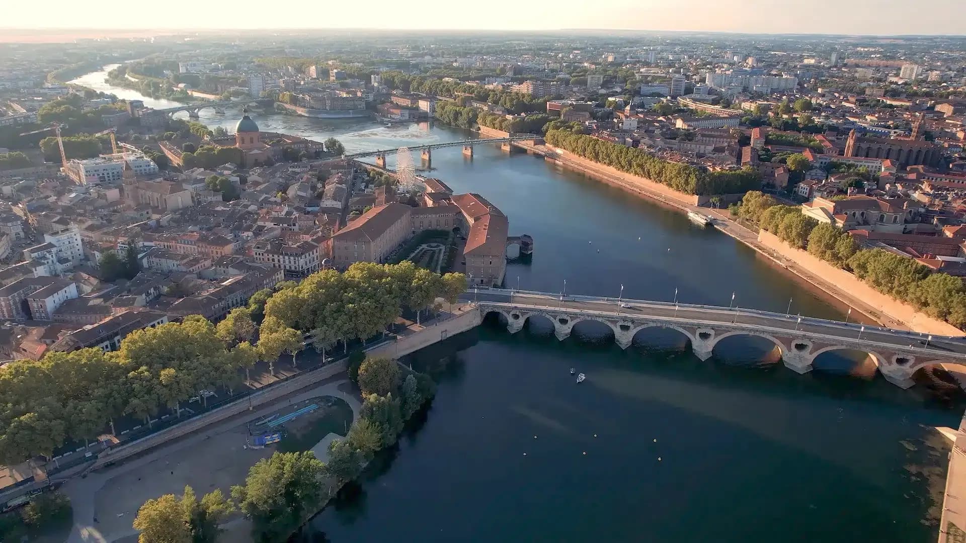 Toulouse vue de haut