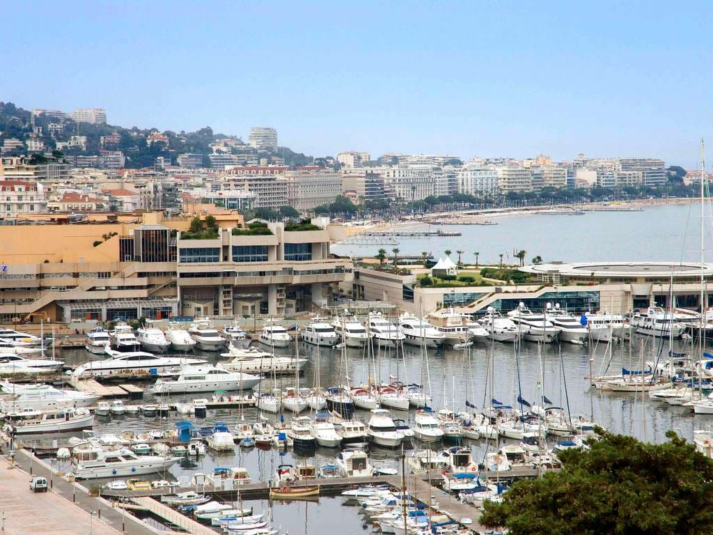 Port et baie de Cannes